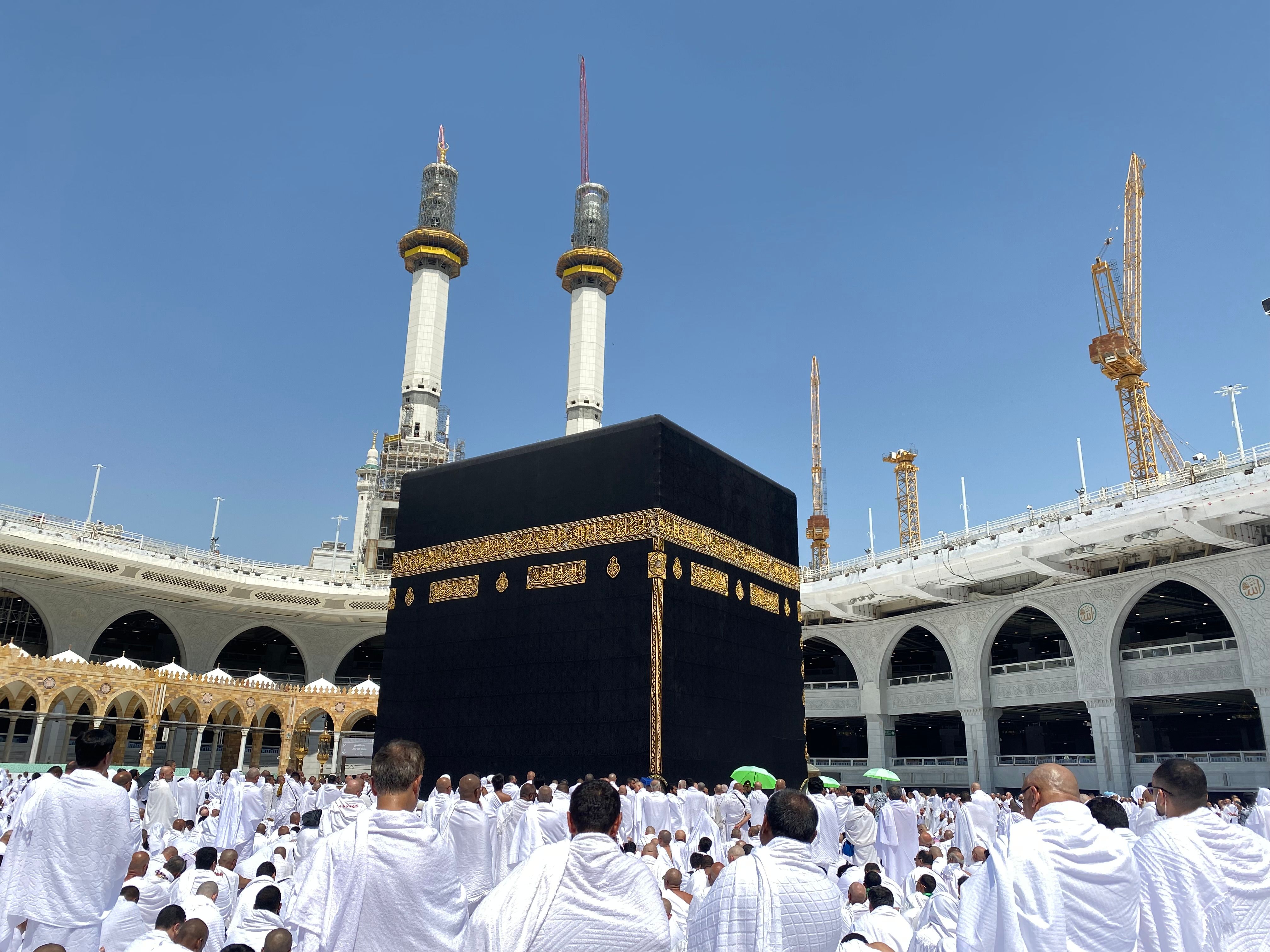 Kabah dan Masjidil Haram dari udara, Makkah Al-Mukarramah